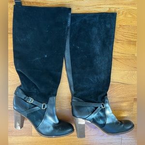 👢 COMPTOIR DES COTONNIERS (French Brand) Black Suede Boots - EU 39 / US 8.5